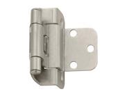 0.38 in. Self Closing Partial Wrap Hinge Set of 10