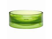 Incandescence Round Above Counter Resin Sink in Absinthe