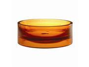 Incandescence Round Above Counter Resin Sink in Magma 2806 MAG