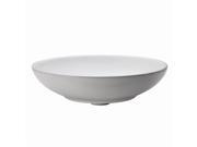 Classically Redefined Round Above Counter Bathroom Sink White