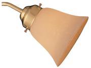 Molded Side Glass Ceiling Fan Fixture in Aged Cream Finish