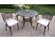 Mississippi 42 Inch 5pc Dining Set with Cushions