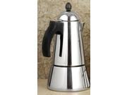 Konica 10 Cup Stainless Steel Stove Top Espresso Maker