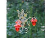 Fairy Dust Hummingbird Feeder with 3 Nectar Feeding Ports