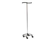 Personal Valet Single Rail Clothes Rack in Black