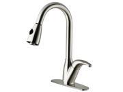 12 in. Kitchen Faucet in Stainless Steel