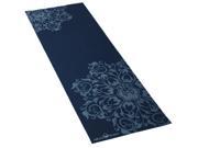 Eco Smart Yoga PVC Mat Indigo and Aqua