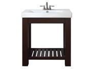 Lexi 30 in. Vanity with Integrated Vitreous China Top