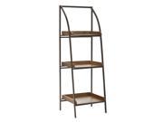 Iron Leaning Etagere in Black