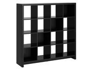 New York Skyline 16 Cube Bookcase Modern Mocha