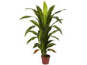 4 ft. Dracaena Silk Plant Real Touch