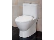 One piece Dual Flush Toilet in Ceramic