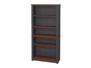 Bookcase in Bordeaux and Graphite Chocolate