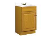 Design House 531970 Claremont Honey Oak Vanity Cabinet with 1 Door and 1 Drawer 18 Inches by 16.25 Inches by 31.5 Inches 531970
