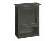 Design House 541318 Ventura Espresso Bathroom Wall Cabinet with 1 Door and 1 Shelf 23.1 Inches by 30 Inches 541318