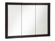 Design House 541367 Ventura Espresso Tri View Medicine Cabinet Mirror 48 Inches by 30 Inches 541367