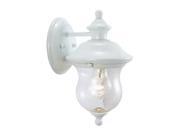 Highland Outdoor Wall Sconce in White