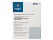 Business Source Multipurpose Paper 20Lb. 92 Bright 8 1 2 X11 40Ct Pallet White