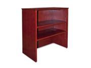 Lorell Bookcase Hutch For Lateral File 33 X16 X36 1 2 Mahogany