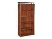 Lorell Bookcase 5 Shelf 36 X12 1 2 X68 Cherry