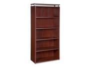 Lorell Bookcase 5 Shelf 36 X12 1 2 X68 Mahogany