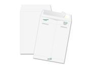Quality Park Products Tyvek Open End Envelope Plain 10 X13 100 Box White