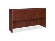 Lorell Hutch w Doors 66 X15 X36 Mahogany