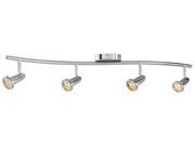 Access Cobra Wall or Ceiling Spotlight Bar in Brushed Steel 52204 BS