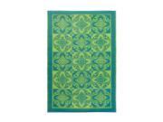 Green Apple Primrose Floor Mat