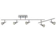 Access Viper Semi Flush with articulating arm in Brushed Steel 52042 BS