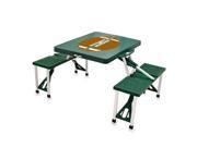 Picnic Table Sport Hunter Green with Football