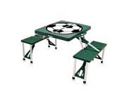 Picnic Table Sport Hunter Green with Soccer