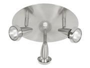 Access Lighting Mirage G Cluster Spot in Brushed Steel 52221 BS