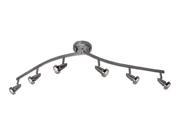 Access Mirage Semi Flush with articulating arms in Brushed Steel 52226 BS