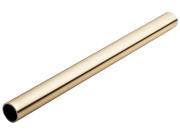 Wardrobe Tube w Supports in Polished Brass