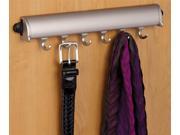 Synergy Elite Fixed Accessory Rack in Matte Nickel