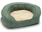 Deluxe Ortho Bolster Sleeper in Green X Large