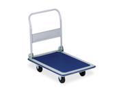 Sparco Products Folding Platform Truck 330 Lb 18 1 8 X29 X29 1 2 Blue Gray