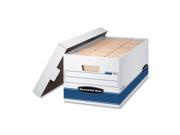 Fellowes Inc Stor File Storage Boxes w Lid Letter 12 X24 X10 12 Ct We Be