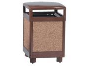 Rubbermaid Commercial Prod. Litter Receptacle 38 Gallon 26 Sq.X40 H Brown