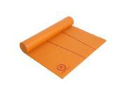 Eco Smart Yoga Mat in Orange and Red Rock