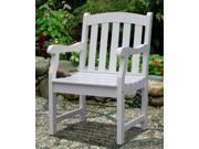 Bradley Slatted Back Outdoor Armchair