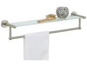 Glass Shelf w Towel Bar