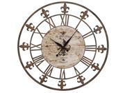 Wrought Iron Wall Clock