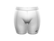 Women s Softball Slider Shorts White Large