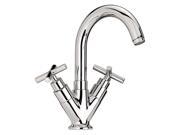 Luxe Dual Handle Lavatory Faucet Brushed Nickel