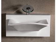 Isabella Rectangular Sink in White