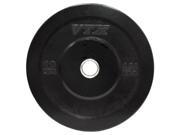 VTX 10 lb. Black Rubber Bumper Plate