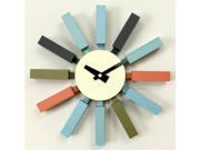 Block Wooden Clock