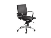 Gunar Pro Low Back Office Chair in Black